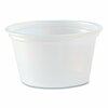 Fabri-Kal Portion Cups, 0.75 oz, Translucent, 2500PK 9505191